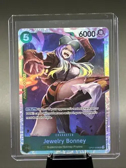 Jewelry Bonney OP07-026 Super Rare Foil 500 Years In The Future One Piece M/NM - Image 1