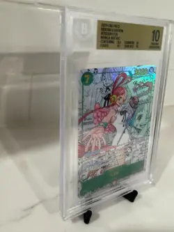 One Piece Card Game 🏴‍☠ EB03 - 061 UTA SEC "MANGA" ALT ART Graded BGS 10 EN - Image 3