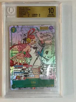 One Piece Card Game 🏴‍☠ EB03 - 061 UTA SEC "MANGA" ALT ART Graded BGS 10 EN - Image 4