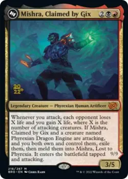 Mishra, Claimed by Gix -Foil Near Mint MTG Promos: Prerelease Cards - Image 1