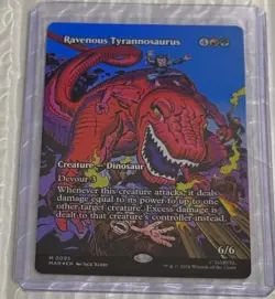 Ravenous Tyrannosaurus (Borderless) [Marvel Universe Foil - Image 1