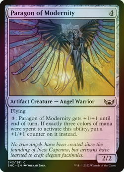 MTG Paragon of Modernity Foil ** Streets of New Capenna ** English (NM) - Image 1
