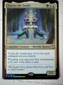 Tuvasa the Sunlit C18 Commander 2018 Foil Mythic MTG Magic Near Mint NM - Image 1