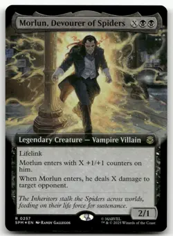 Morlun, Devourer of Spiders (Extended Art) #257 (Foil) NM Spider-Man Magic MTG - Image 1