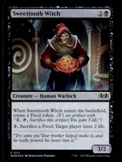 Sweettooth Witch Foil C Wilds of Eldraine 111 NM - Image 1