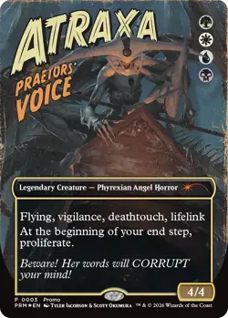 Atraxa, Praetors Voice Foil Promo - Amsterdam Festival in a Box Promo PRESALE - Image 1