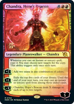 Magic The Gathering MTG CHANDRA, HOPE'S BEACON FOIL March of the Machine NM - Image 1
