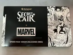 MTG Secret Lair x Spider-Man Venom Unleashed (Inks) Magic Nonfoil (IN HAND) - Image 1