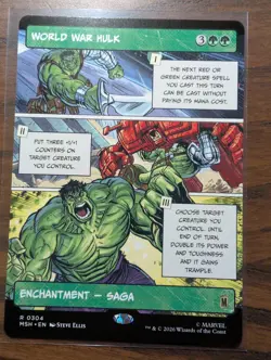World War Hulk #304 Rare (Borderless Regular) - MTG Marvel Super Heroes - Image 1