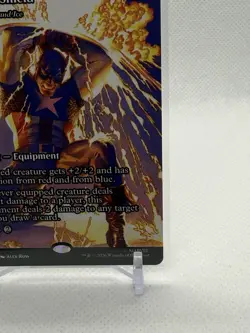 Patriotic Shield #100 - Marvel Universe Eternal-Legal Borderless Non-Holo MTG - Image 3