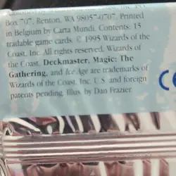 Magic: The Gathering Ice Age Sealed Booster Pack 15 Cards English 1995 - Image 4