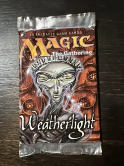 Magic The Gathering (MTG) Weatherlight Booster Pack (English) - Factory Sealed 742818065269 - Image 1