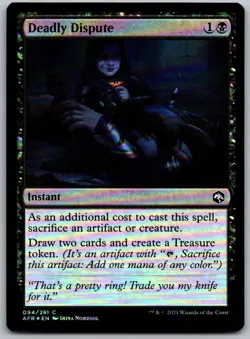 Deadly Dispute 94 Adventures in the Forgotten Realms Magic: The Gathering Foil - Image 1