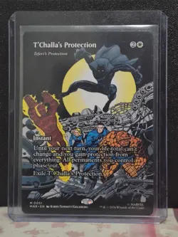 MTG T'Challa's Protection - Teferi's Protection (Borderless) REG Marvel Universe - Image 1