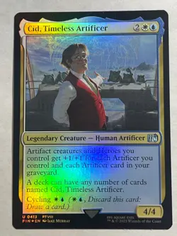 MTG - Cid, Timeless Artificer (0413) - Final Fantasy - Foil - NM - Magic the Gat - Image 1