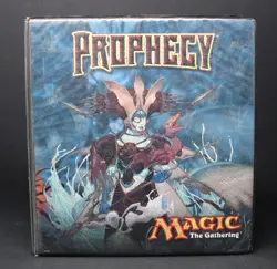 Magic The Gathering PROPHECY 3 RING CARD BINDER Pre-owned MTG - Image 1