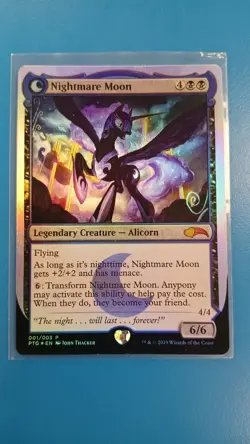 Nightmare Moon Princess Luna My Little Pony Secret Lair Foil - Image 1