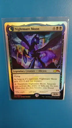 Nightmare Moon Princess Luna My Little Pony Secret Lair Foil - Image 4