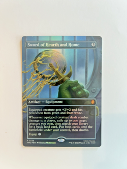 Sword of Hearth and Home 0136 (Borderless) Commander TMNT Magic The Gathering NM - Image 1