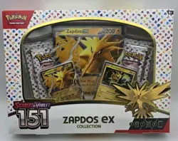 Pokemon TCG Sealed Scarlet & Violet 151 Zapdos EX Collection - Image 1