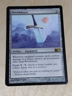 Worldslayer - MTG Magic the Gathering M12 Core Set 2012 Played - Image 1