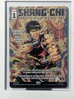 Shang-Chi, Master of Kung Fu (Borderless) (0396) MTG: Marvel Super Heroes Foil - Image 1