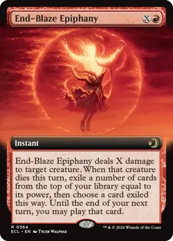 End-Blaze Epiphany (Extended Art) Lorwyn Eclipsed LP MTG - Image 1