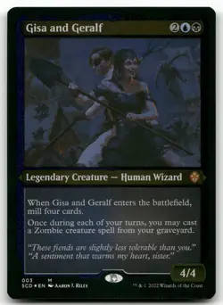 Gisa and Geralf (Foil Etched) #3 (NM) Starter Commander SCD Magic MTG - Image 1