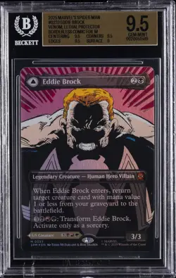 2025 MTG MARVEL'S SPIDER-MAN #0233 EDDIE BROCK BGS 9.5 - Image 1