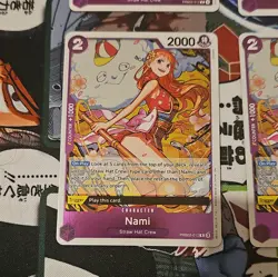 One Piece CCG Nami 4x Card Playset PRB02-012 - English - ALL NM+ - Image 2