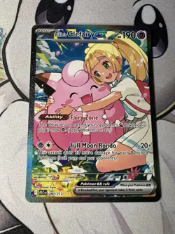 Pokemon Lillie's Clefairy ex 280/217 SIR Ascended Heroes Pack Fresh - Image 1