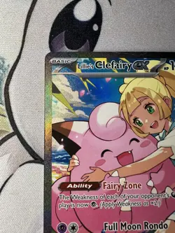 Pokemon Lillie's Clefairy ex 280/217 SIR Ascended Heroes Pack Fresh - Image 2