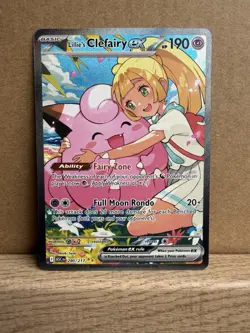 Lillie's Clefairy EX 280/217 SIR Ascended Heroes Pokemon TCG Near Mint - Image 1