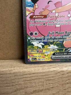 Lillie's Clefairy EX 280/217 SIR Ascended Heroes Pokemon TCG Near Mint - Image 3