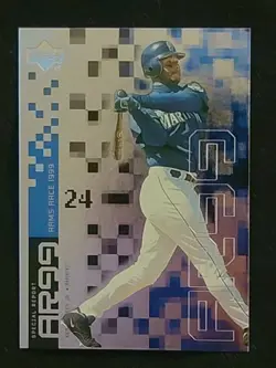 KEN GRIFFEY JR LOT (2) UPPER DECK SILVER FOIL INSERTS 1997 1999 Seattle MARINERS - Image 3
