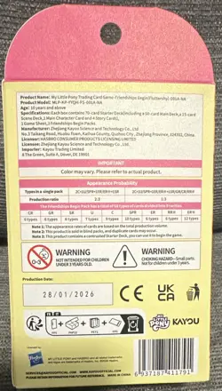 Kayou My Little Pony Card Game Friendships Begin Fluttershy 70-Card Starter Deck - Image 2