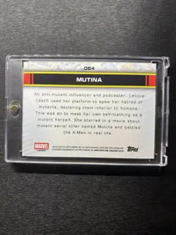 2026 Topps Chrome Marvel Comics Mutina 1st Appearance Gold Refractor SP /50 - Image 2