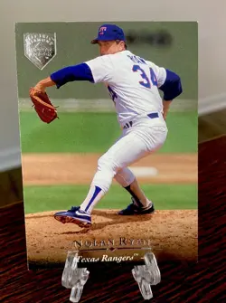 1995 Upper Deck Electric Diamond SP #448 Nolan Ryan TRIBUTE HOF GOAT - Image 1