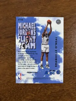 ✨1993-94 Upper Deck Shaquille O'Neal Michael Jordan's Flight Team #16 Magic HoF - Image 2