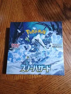 Pokemon Japanese Scarlet and Violet Expansion Snow Hazard Booster Box 4521329346229 - Image 1