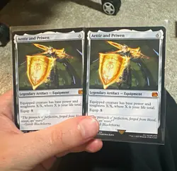 Aettir and Priwen - MTG Final Fantasy Legendary Artifact Equipment, English x2 - Image 1