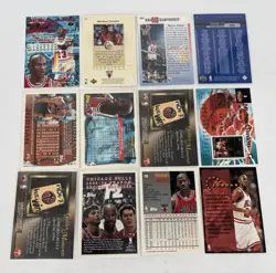 Lot of 12 Various Upper Deck Topps Michael Jordan 1990's Basketball Cards - Image 2
