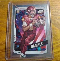 Topps Cosmic Chrome 2024 Jayden Daniels Rookie Washington Football Card #196 - Image 1