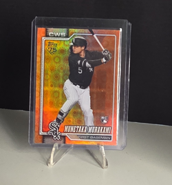 2026 Topps Series 2 Baseball #503 Munetaka Murakami RC Rare Orange Foil “SUN” 🔥 - Image 1