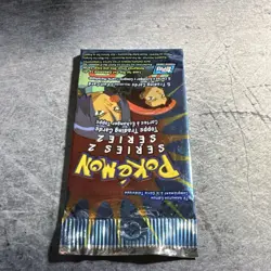Topps Pokemon Series 2 Sealed Pack 5 Cards w/ Foil (Team Rocket) - Image 2
