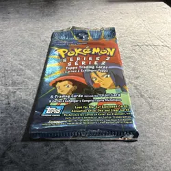 Topps Pokemon Series 2 Sealed Pack 5 Cards w/ Foil (Team Rocket) - Image 3