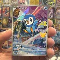The Pokemon TCG Piplup 042P Mega Evolutions First Partner Series 1 English Mint - Image 1