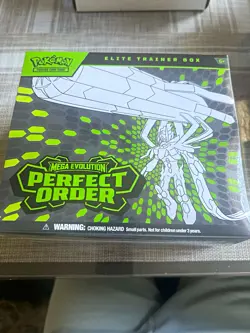 Pokemon TCG Mega Evolution—Perfect Order Elite Trainer Box English Promo 2025 - Image 1