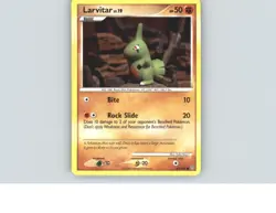 Larvitar 63/100 Common Stormfront Pokemon Near Mint - Image 1
