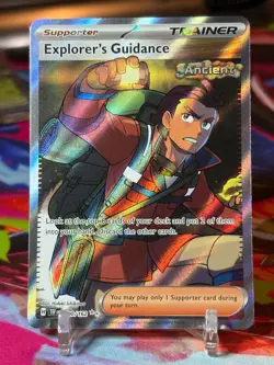 Pokemon TCG Temporal Forces EXPLORERS'S GUIDANCE 200/162 - Image 1